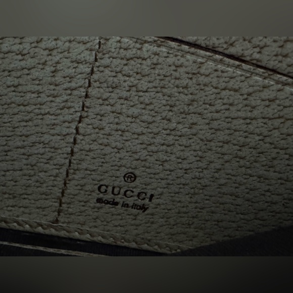 Gucci monogram GG bamboo jacquard canvas and leather continental snap wallet - Picture 11 of 16